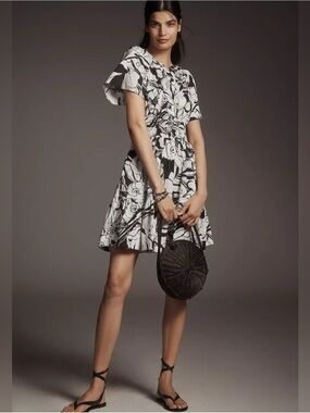 New Anthropologie The Somerset Mini Dress sz Medium
